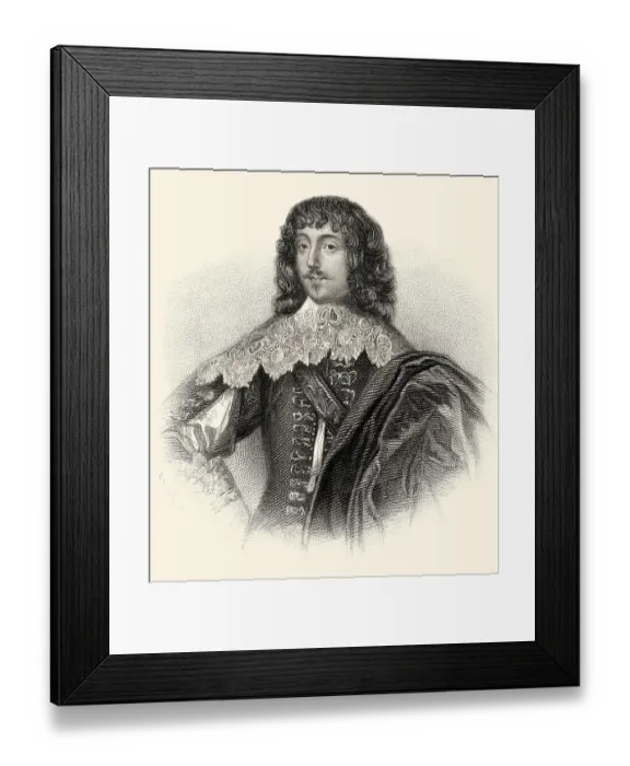 Framed Print : William Villiers, 2. Viscount Grandison