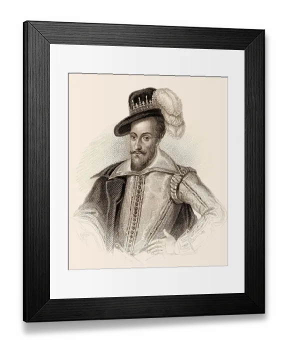 Framed Print : Henry Somerset, 1. Marquess of Worcester 1577-1646