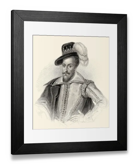 Framed Print : Henry Somerset, 1. Marquess of Worcester 1577-1646