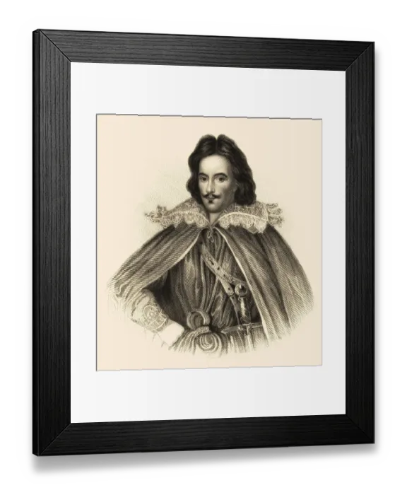 Framed Print : Edward Herbert, 1. Baron Herbert von Cherbury oder Chirbury Framed Print : Edward Herbert, 1. Baron Herbert von Cherbury oder Chirbury