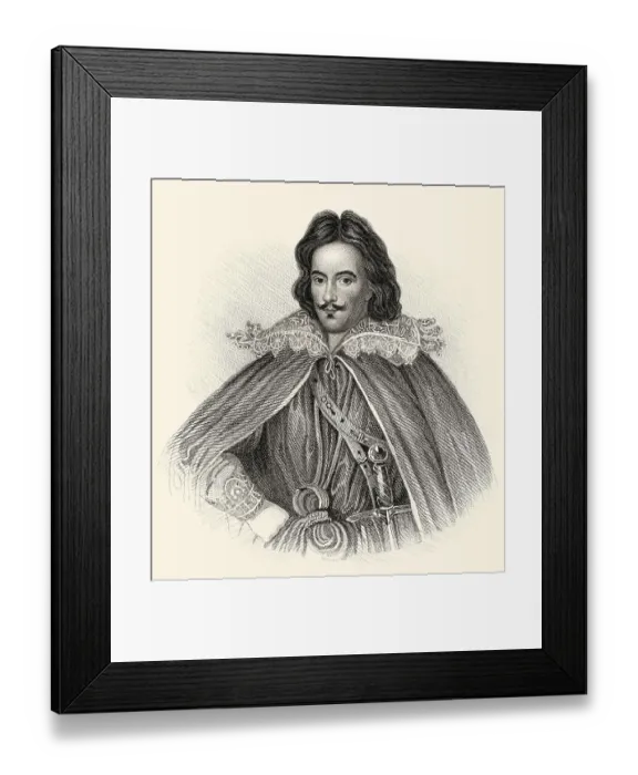 Framed Print : Edward Herbert, 1. Baron Herbert von Cherbury oder Chirbury