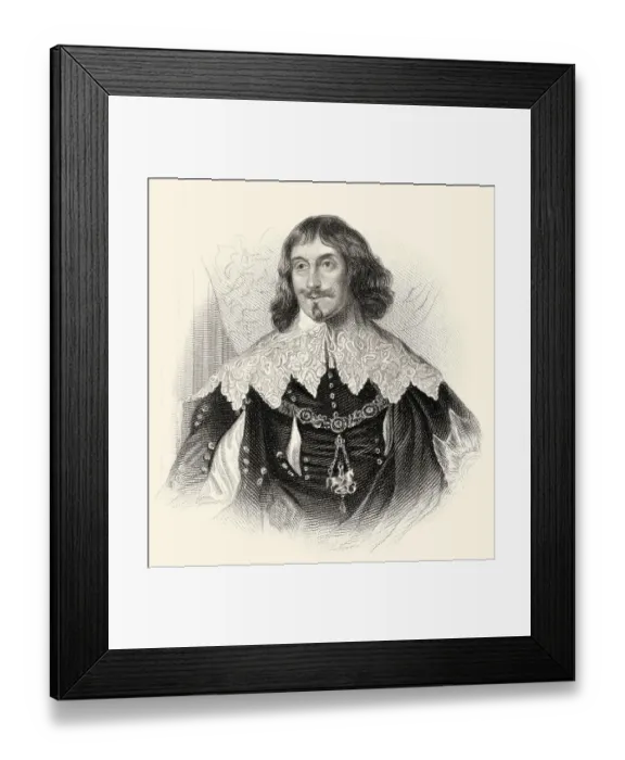 Framed Print : Philip Herbert, 4. Earl of Pembroke und 1
