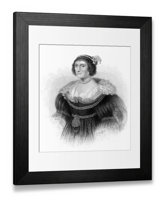 Framed Print : Elizabeth Stuart, die Winterkoenigin Framed Print : Elizabeth Stuart, die Winterkoenigin