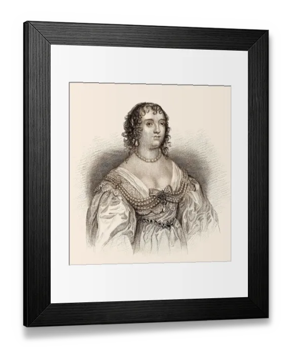 Framed Print : Charlotte Stanley, Graefin von Derby