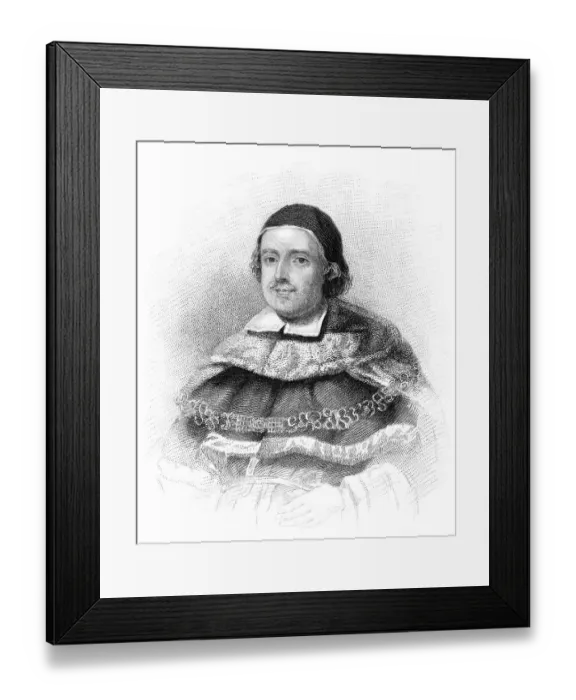 Framed Print : Sir Matthew Hale 1609-1676, englischer Barrister