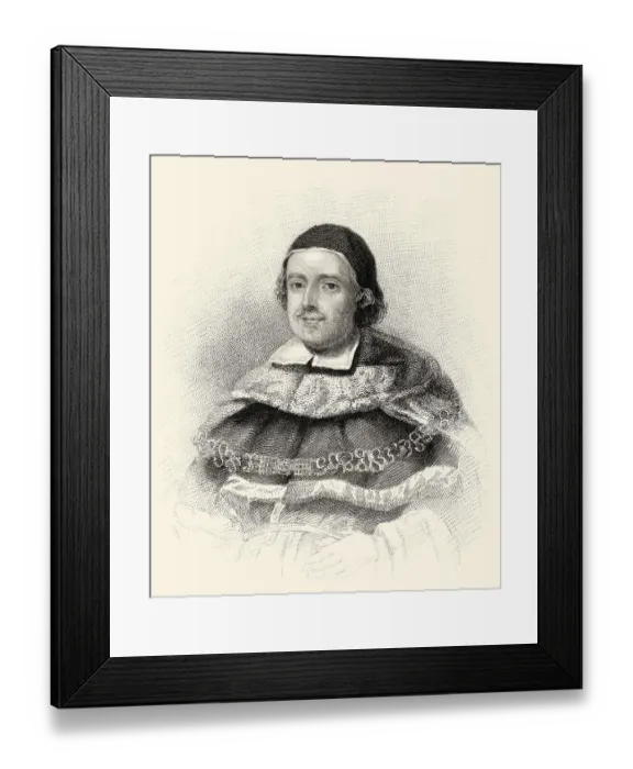 Framed Print : Sir Matthew Hale 1609-1676, englischer Barrister Framed Print : Sir Matthew Hale 1609-1676, englischer Barrister