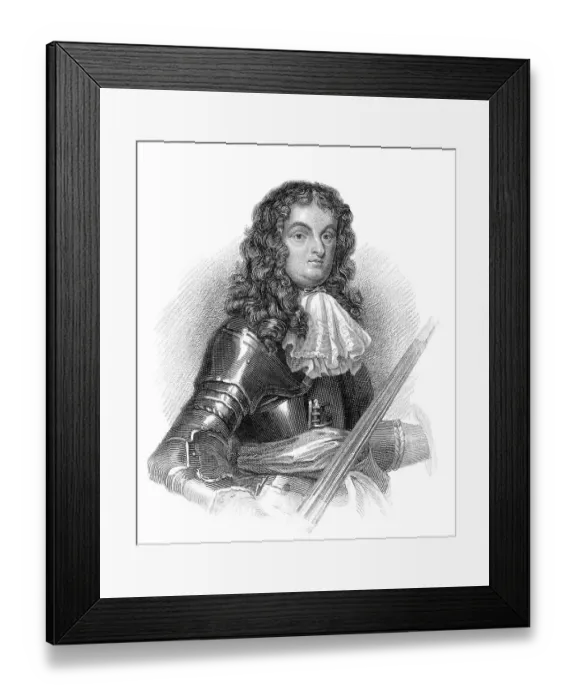 Framed Print : John Leslie, ca. 1630-1681, der 7