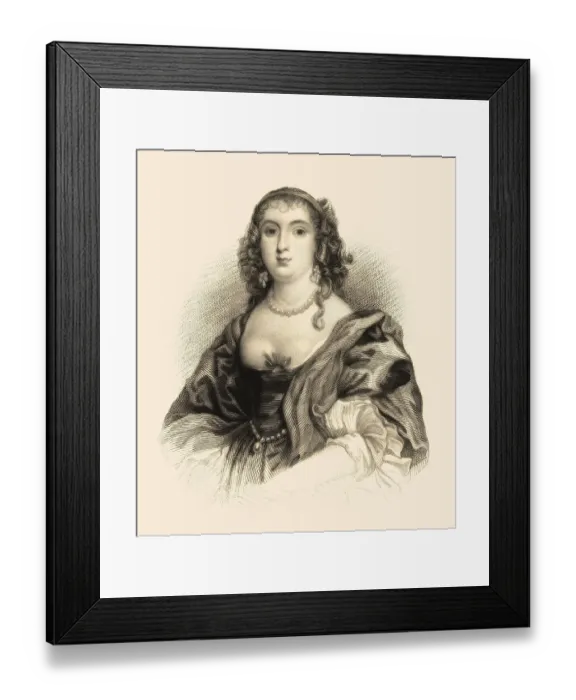Framed Print : Anne Carr, Graefin von Bedford