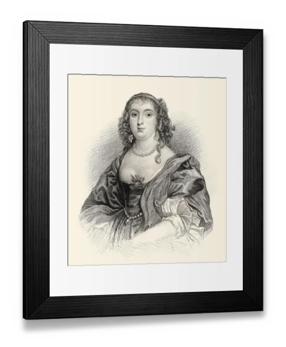 Framed Print : Anne Carr, Graefin von Bedford