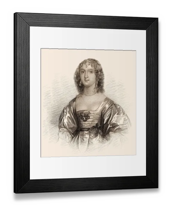 Framed Print : Lady Elizabeth Cecil, 1619-1689