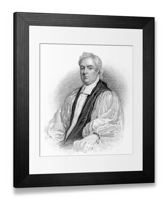 Framed Print : John Tillotson, 1630-1694, der anglikanische Erzbischof von Canterbury