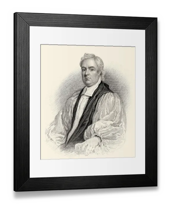 Framed Print : John Tillotson, 1630-1694, der anglikanische Erzbischof von Canterbury