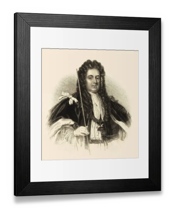 Framed Print : Sidney Godolphin, 1. Earl of Godolphin Framed Print : Sidney Godolphin, 1. Earl of Godolphin