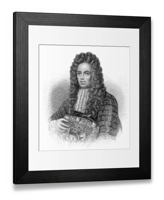 Framed Print : John Somers, 1. Baron Somers, 1651-1716