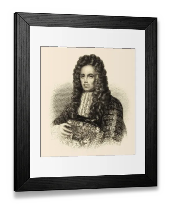 Framed Print : John Somers, 1. Baron Somers, 1651-1716