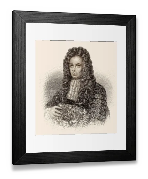Framed Print : John Somers, 1. Baron Somers, 1651-1716 Framed Print : John Somers, 1. Baron Somers, 1651-1716