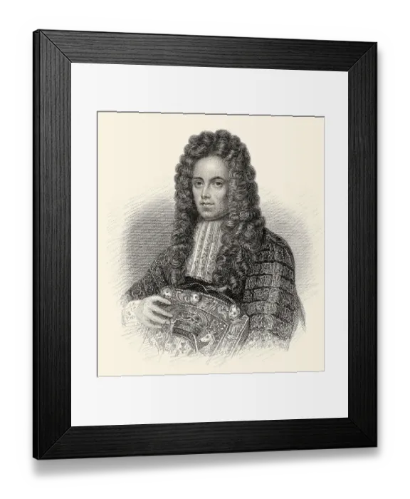 Framed Print : John Somers, 1. Baron Somers, 1651-1716 Framed Print : John Somers, 1. Baron Somers, 1651-1716