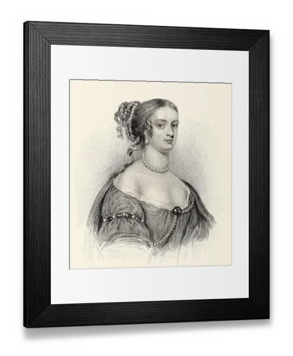 Framed Print : Rachel, Lady Russell, nee Lady Rachel Wriothesley