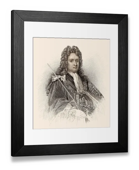 Framed Print : Robert Harley, 1. Earl of Oxford und Earl Mortimer Framed Print : Robert Harley, 1. Earl of Oxford und Earl Mortimer