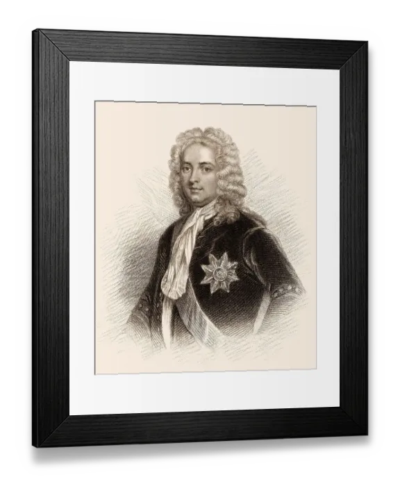 Framed Print : Sir Robert Walpole, 1. Earl of Orford