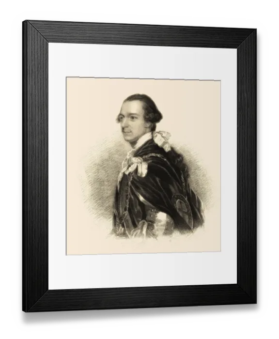 Framed Print : Charles Watson-Wentworth, 2. Marquess of Rockingham Framed Print : Charles Watson-Wentworth, 2. Marquess of Rockingham