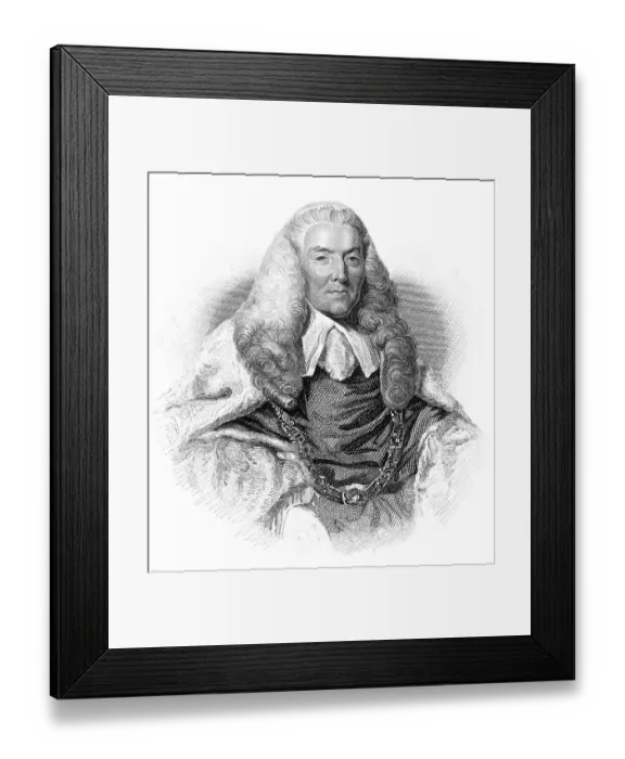 Framed Print : William Murray, 1. Earl of Mansfield