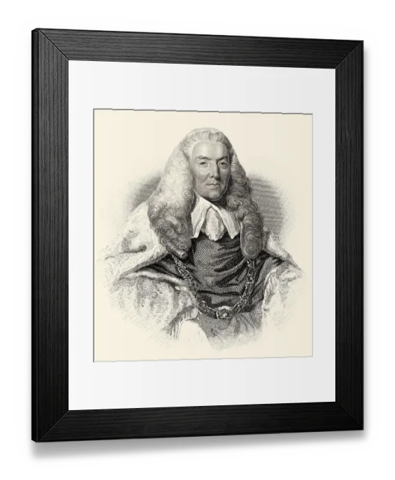 Framed Print : William Murray, 1. Earl of Mansfield