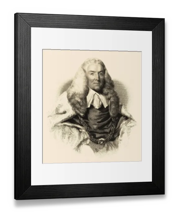 Framed Print : William Murray, 1. Earl of Mansfield