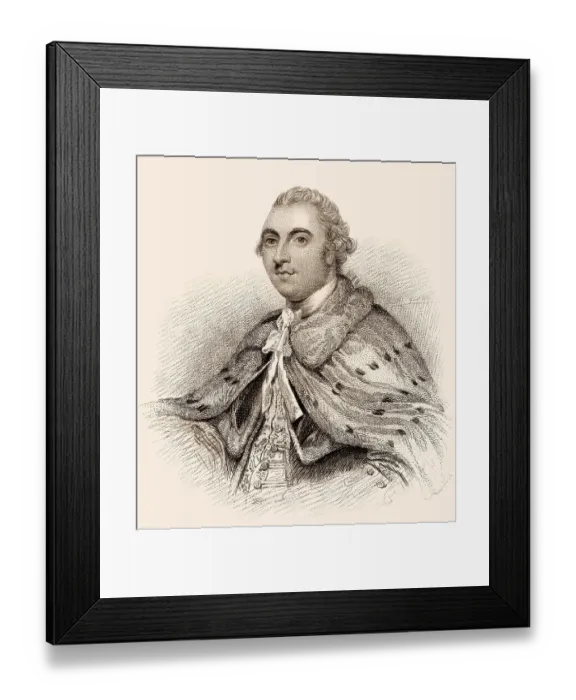 Framed Print : William Petty, 1. Marquess of Lansdowne