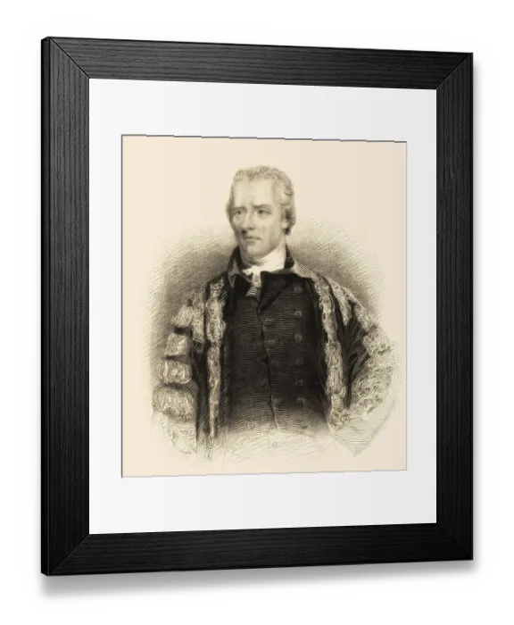 Framed Print : William Pitt der Juengere, 1759 - 1806
