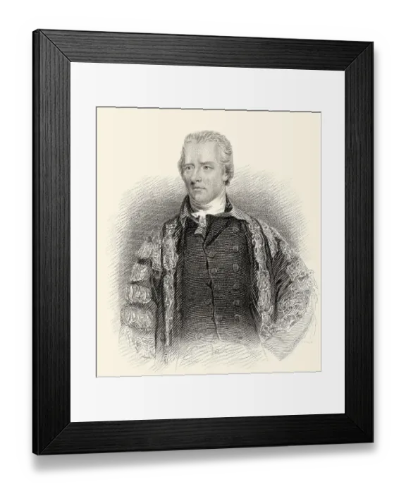 Framed Print : William Pitt der Juengere, 1759 - 1806