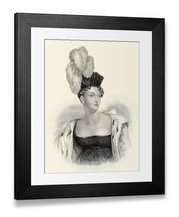 Framed Print : Prinzessin Charlotte Augusta von Wales Framed Print : Prinzessin Charlotte Augusta von Wales
