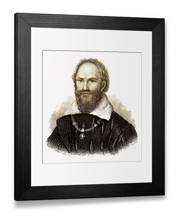 Framed Print : Portrait of Maximilien de Bethune
