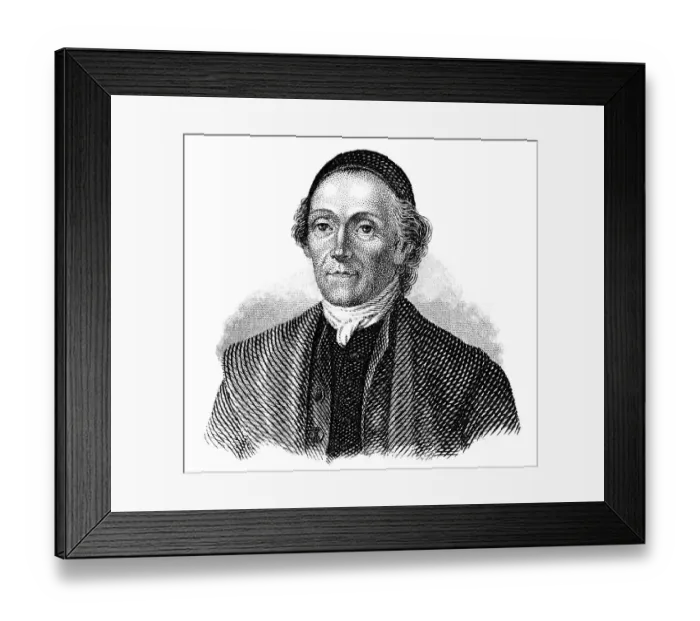 Framed Print : Johann Caspar Lavater, 1741 - 1801 Framed Print : Johann Caspar Lavater, 1741 - 1801