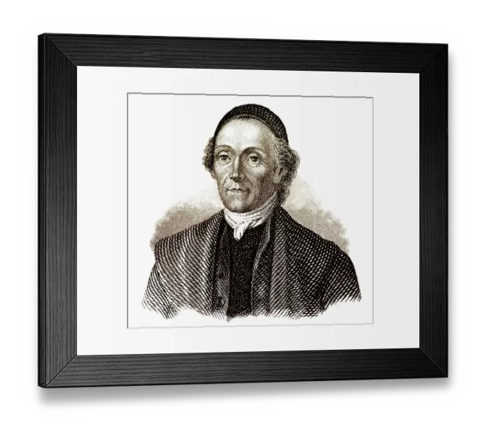 Framed Print : Johann Caspar Lavater, 1741 - 1801