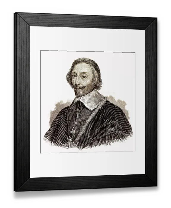 Framed Print : Portrait of Armand Jean du Plessis