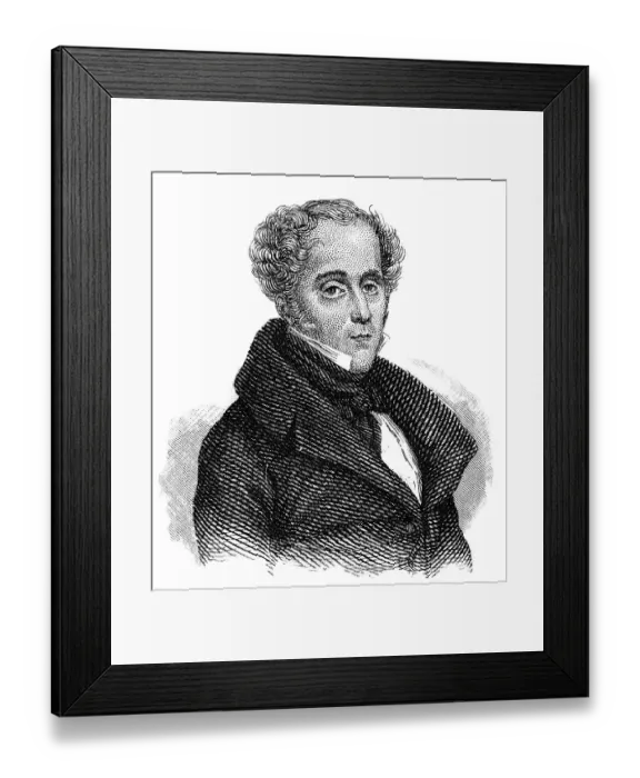 Framed Print : Francois-Rene, Vicomte de Chateaubriand Framed Print : Francois-Rene, Vicomte de Chateaubriand