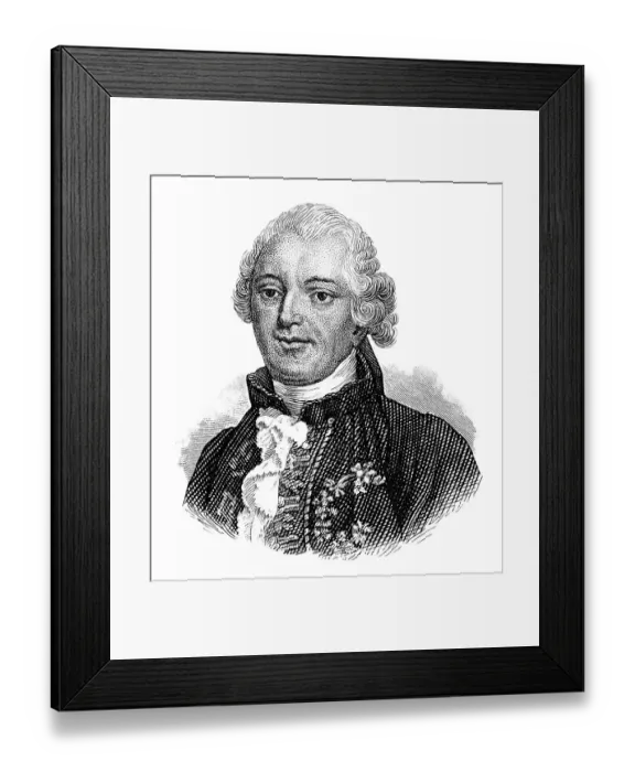 Framed Print : Georges Louis Marie Leclerc, Comte de Buffon