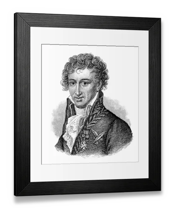 Framed Print : Jean Leopold Nicolas Frederic Cuvier or Georges Cuvier