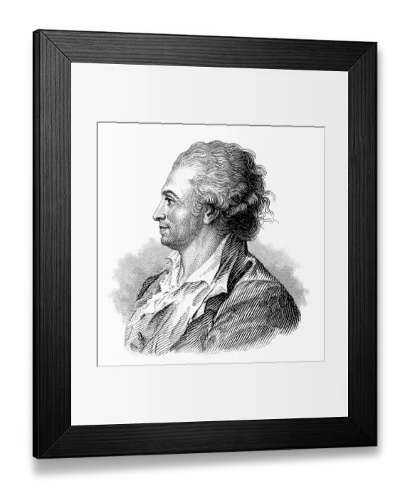 Framed Print : Pierre-Augustin Caron de Beaumarchais