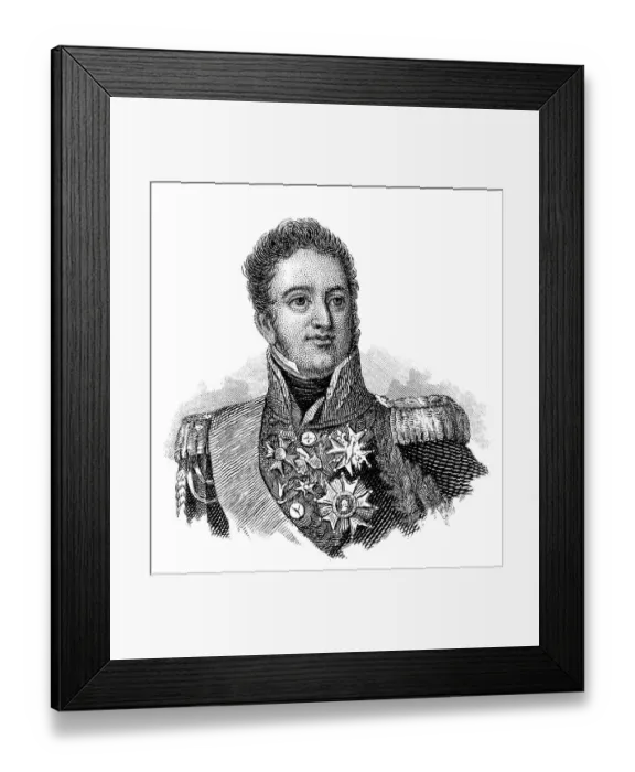 Framed Print : Louis Gabriel Suchet, 1st Duc d'Albufera Framed Print : Louis Gabriel Suchet, 1st Duc d'Albufera
