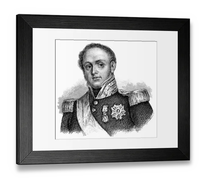 Framed Print : Bertrand, comte Clausel or Clauzel