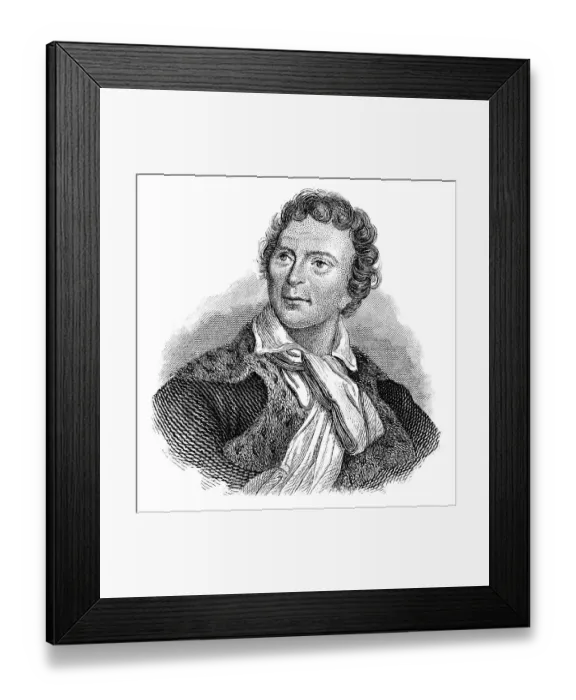 Framed Print : Jean Paul Marat, 1743 - 1793, physician