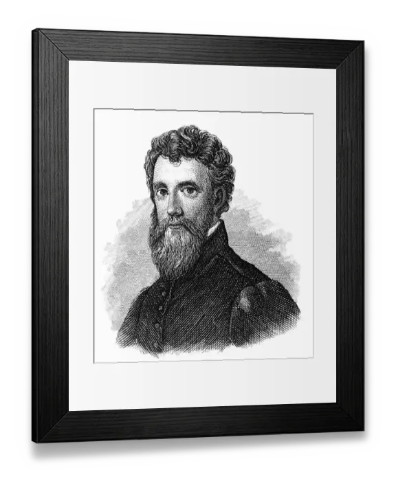 Framed Print : Giulio Romano, 1499 - 1546, an Italian painter and architect