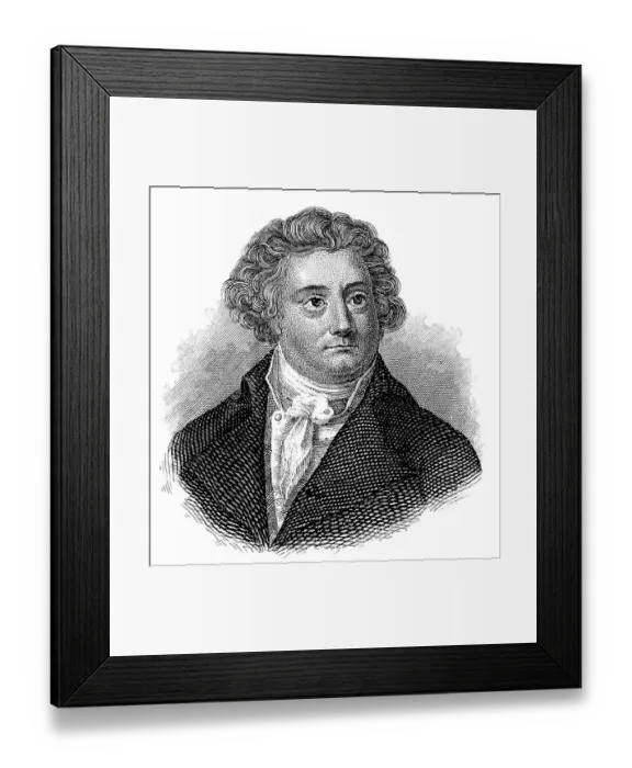 Framed Print : August Wilhelm Iffland, 1759 - 1814