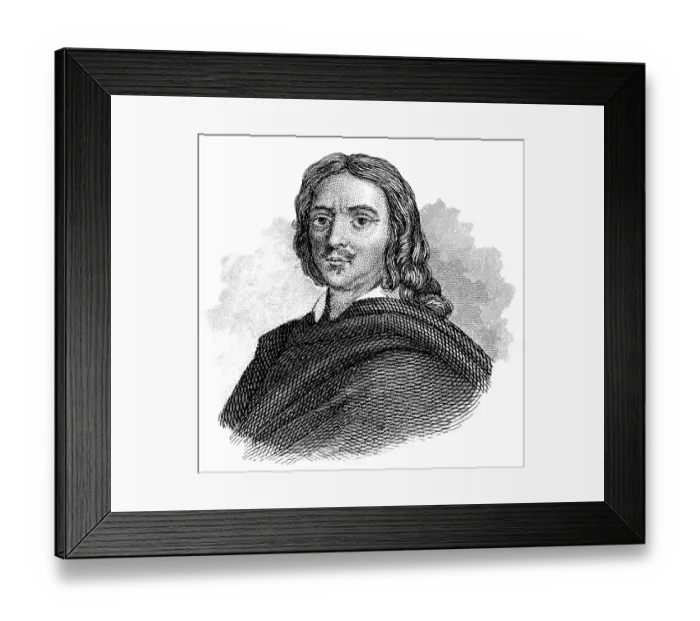 Framed Print : Nicolas Poussin, 1594 - 1665, a painter of the classical French Baroque