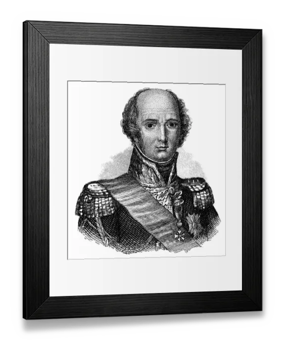 Framed Print : Louis-Nicolas d'Avout or Davout Framed Print : Louis-Nicolas d'Avout or Davout