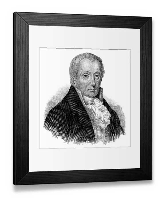 Framed Print : Portrait of Moritz August von Thuemmel Framed Print : Portrait of Moritz August von Thuemmel
