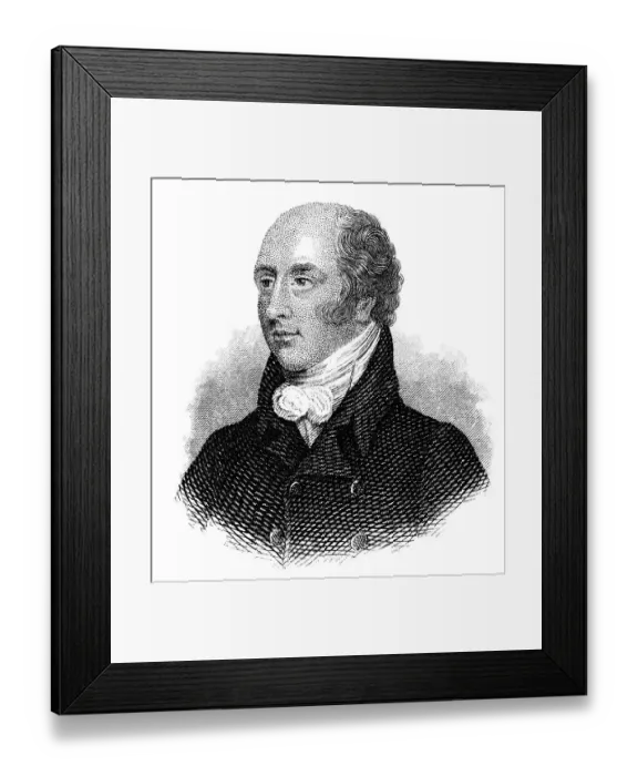 Framed Print : Portrait of George Canning, 1770 - 1827 Framed Print : Portrait of George Canning, 1770 - 1827