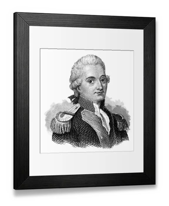 Framed Print : Jean-Pierre Claris de Florian, 1755 - 1794